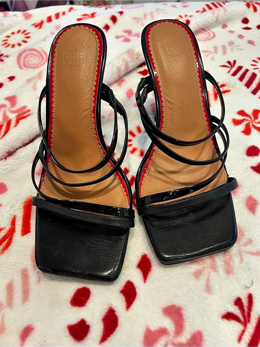 River Island Wide Fit Black Heels
